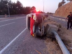 Türkoğlu’nda trafik kazası: 1 yaralı