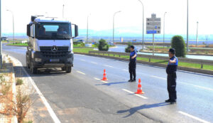 Kahramanmaraş’ta Ağır Tonajlı Araçlara Sıkı Denetim