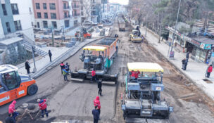 Asfalt Sırası Zübeyde Hanım Bulvarı’nda